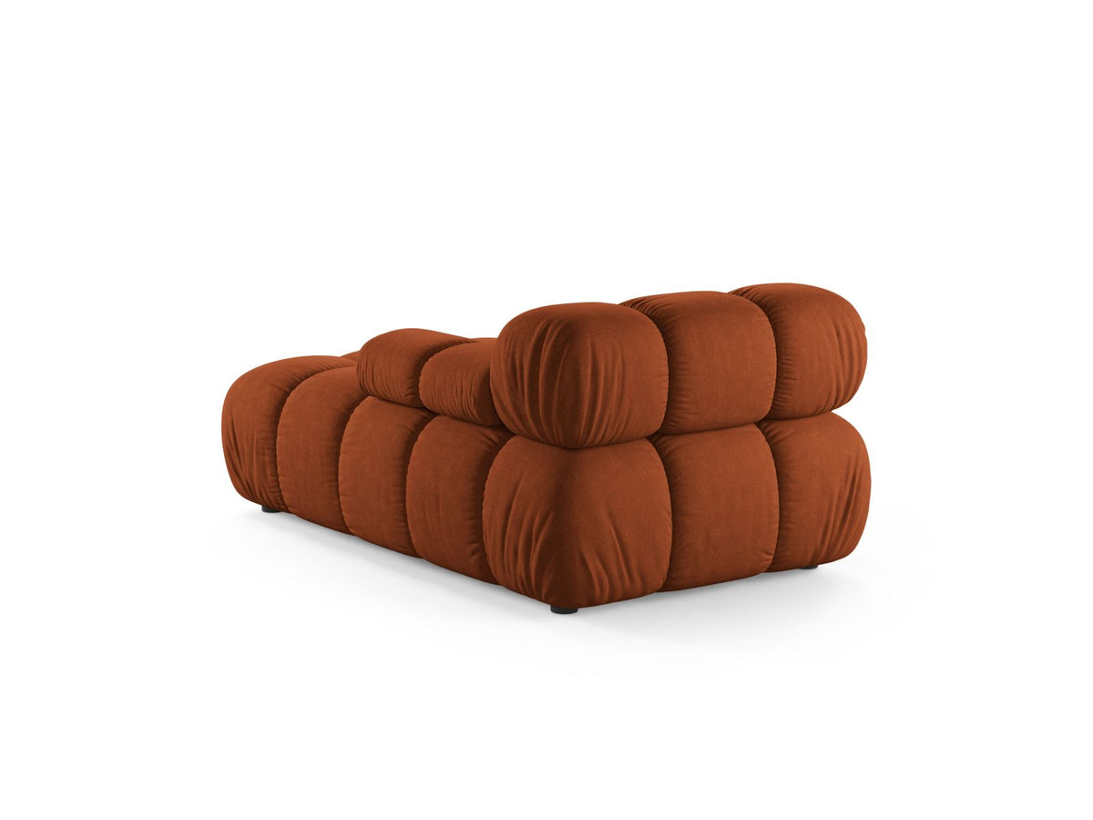 1-Sitzer Chaise Longue rechts Bellis in Brick-Liberty präsentiert im Onlineshop von KAQTU Design AG. Modulares Sofa ist von Micadoni