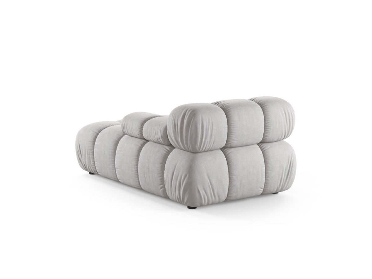 1-Sitzer Chaise Longue rechts Bellis in Light Grey-Liberty präsentiert im Onlineshop von KAQTU Design AG. Modulares Sofa ist von Micadoni