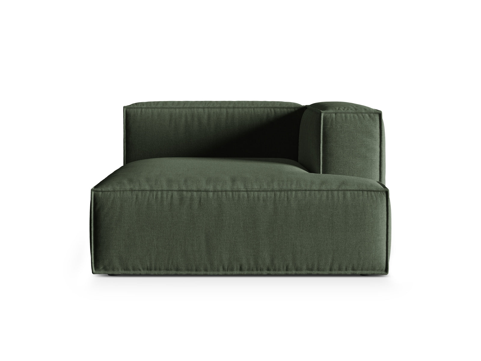 Nuria Modular Chaise Longue rechts  1 Sitzer in Moss Green präsentiert im Onlineshop von KAQTU Design AG. Modulares Sofa ist von Micadoni