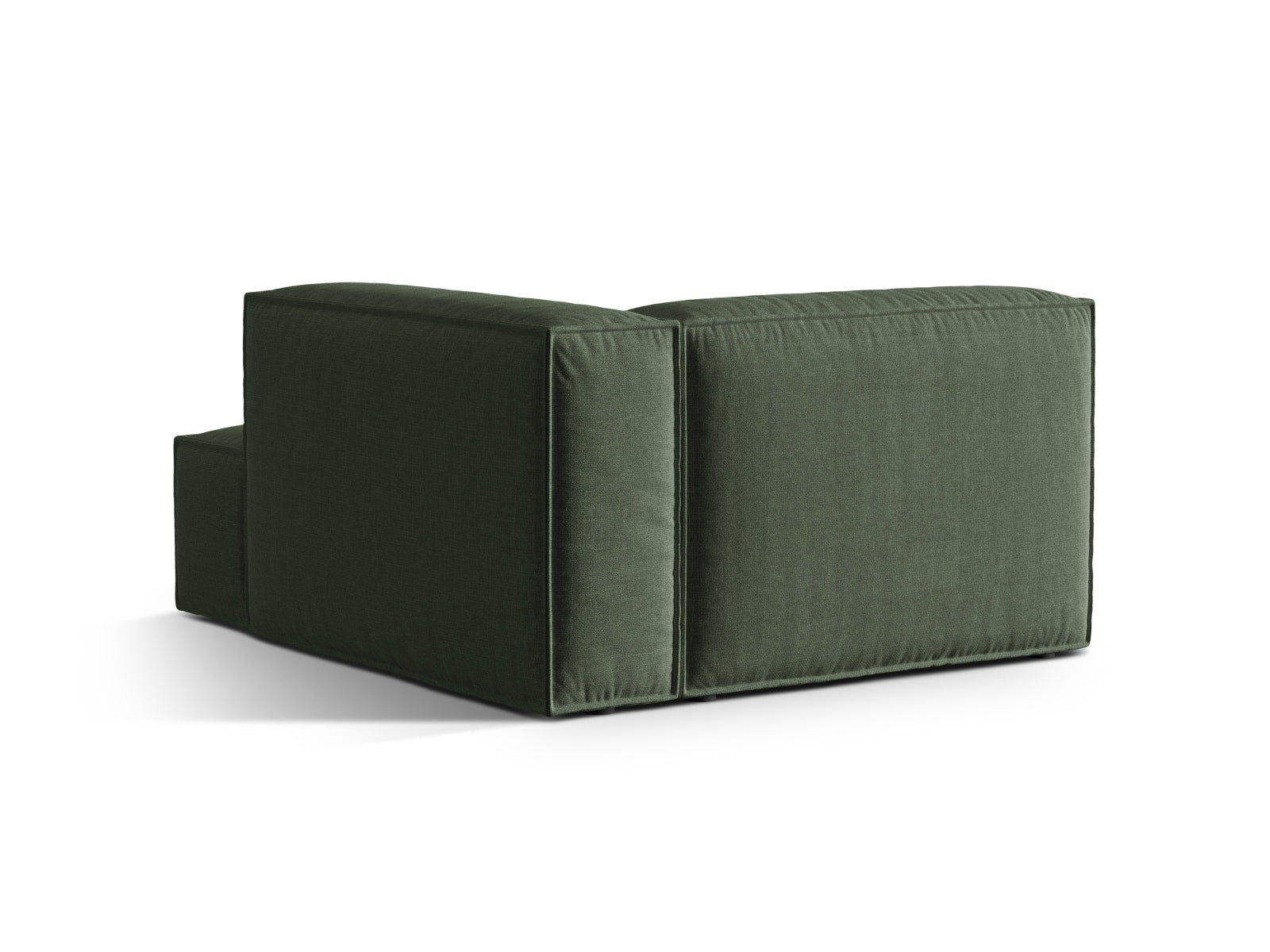 Nuria Modular Chaise Longue rechts  1 Sitzer in Moss Green präsentiert im Onlineshop von KAQTU Design AG. Modulares Sofa ist von Micadoni