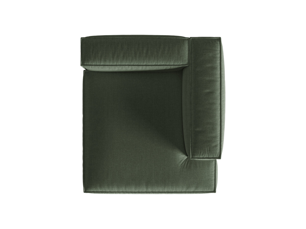 1-Sitzer Modul Chaise Longue Rechts Nuria in Moss Green-Liberty präsentiert im Onlineshop von KAQTU Design AG. Modulares Sofa ist von Micadoni