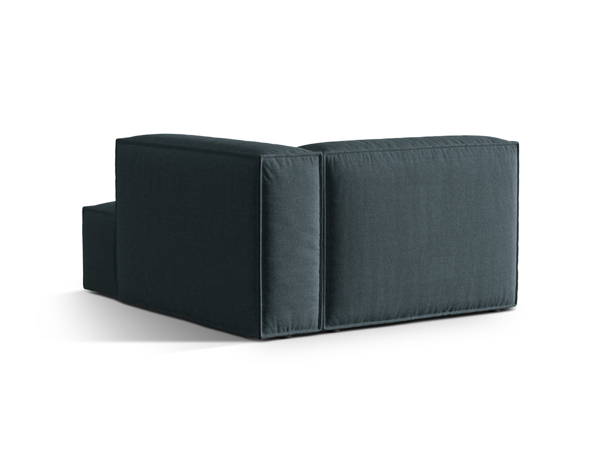 1-Sitzer Modul Chaise Longue Rechts Nuria in Deep Petrol-Liberty präsentiert im Onlineshop von KAQTU Design AG. Modulares Sofa ist von Micadoni