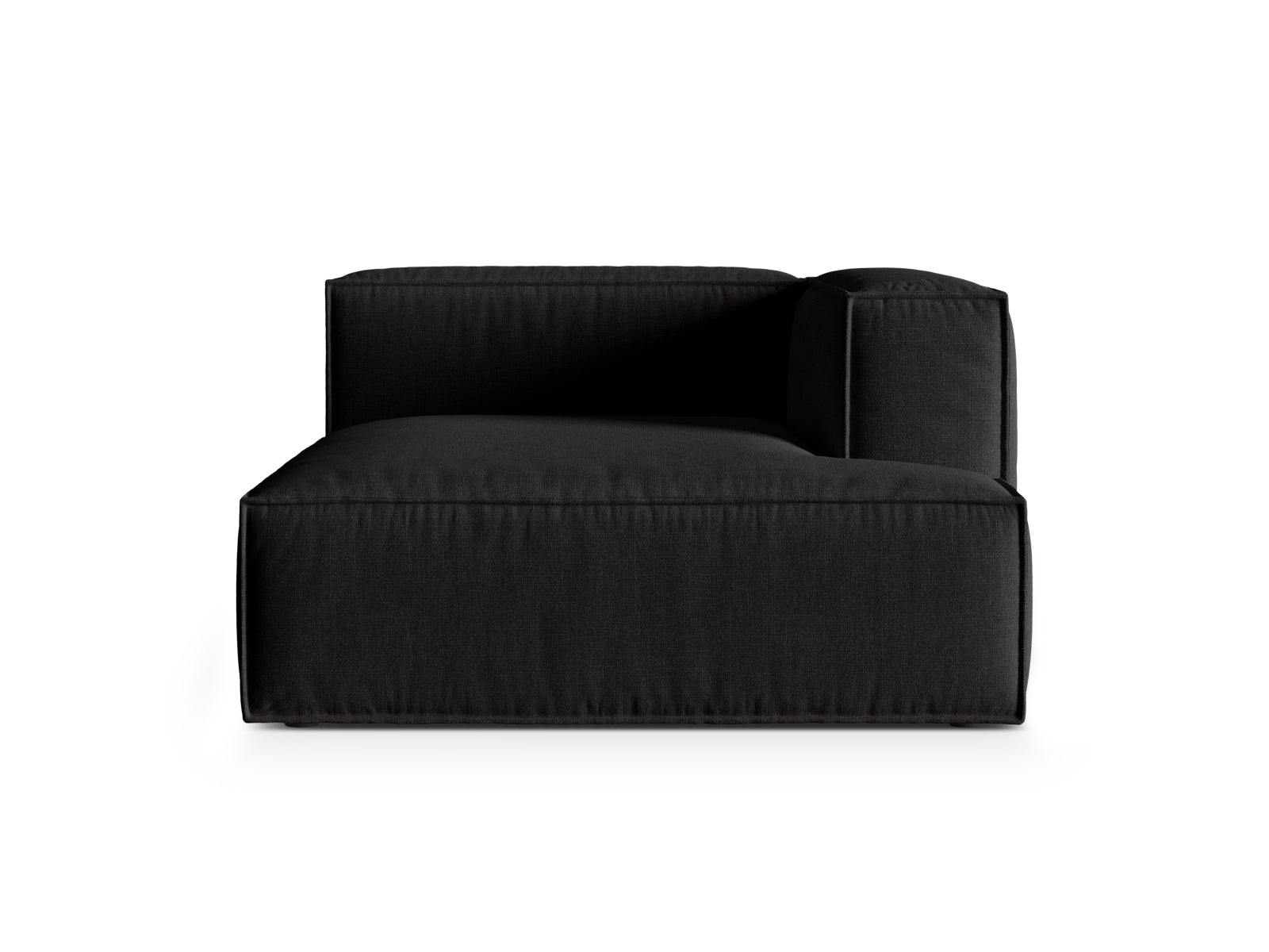 Nuria Modular Chaise Longue rechts  1 Sitzer in Black präsentiert im Onlineshop von KAQTU Design AG. Modulares Sofa ist von Micadoni
