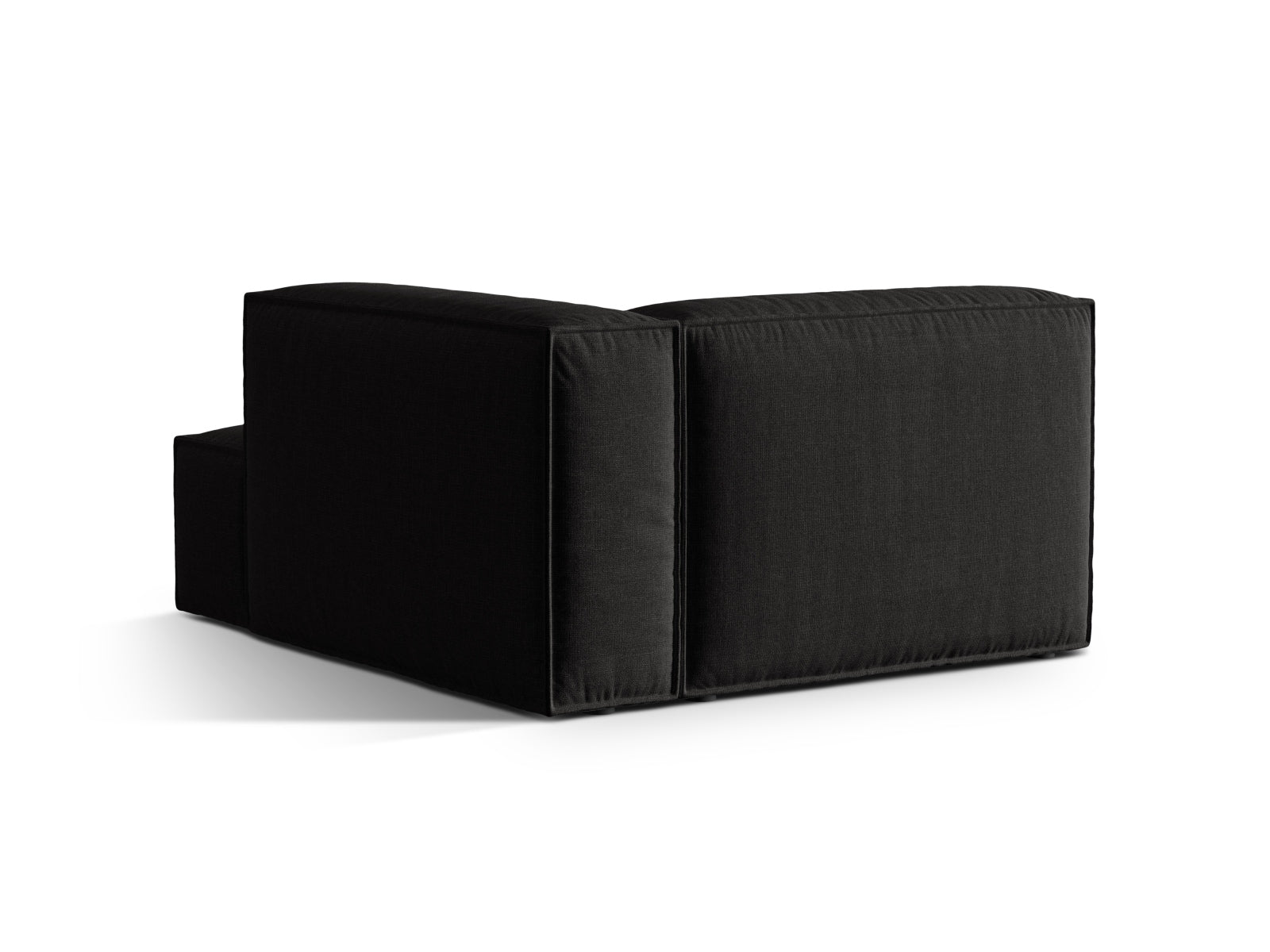 Nuria Modular Chaise Longue rechts  1 Sitzer in Black präsentiert im Onlineshop von KAQTU Design AG. Modulares Sofa ist von Micadoni