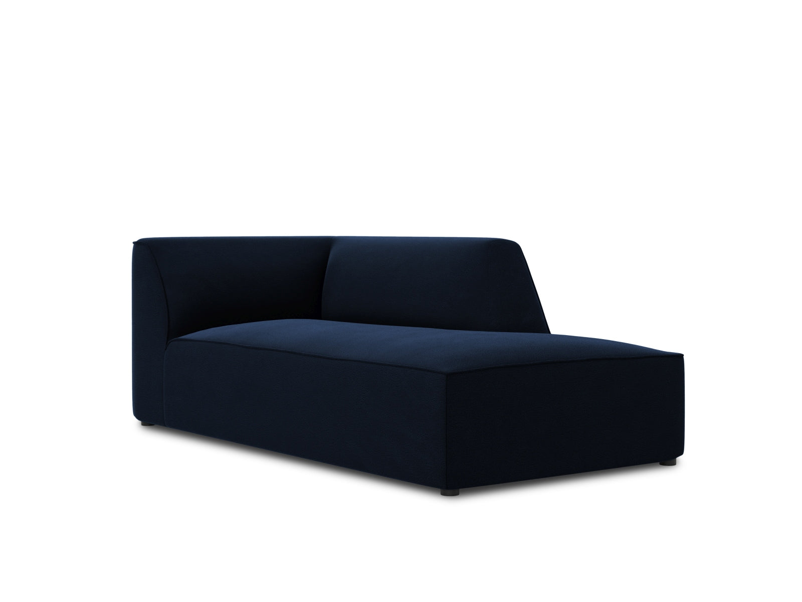 Ruby Velour Sofa Chaise Lounge rechts 1 Sitz in Royal Blue präsentiert im Onlineshop von KAQTU Design AG. L-Sofa rechts ist von Micadoni