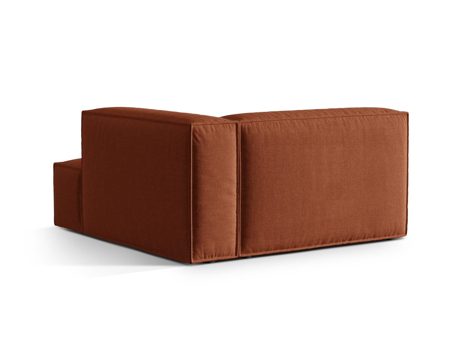 Nuria Modular Chaise Longue rechts  1 Sitzer in Brick präsentiert im Onlineshop von KAQTU Design AG. Modulares Sofa ist von Micadoni