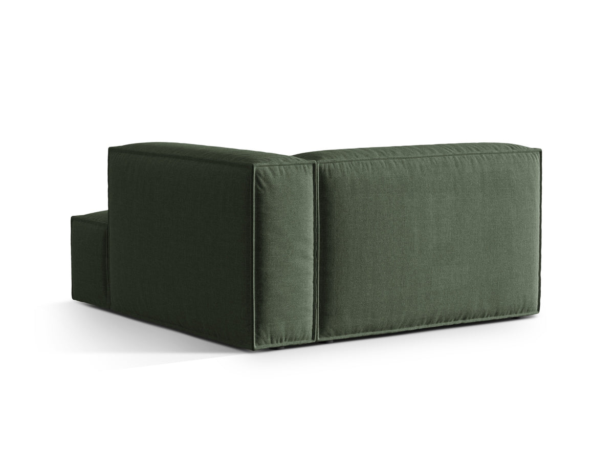 1-Sitzer Chaise Longue Rechts Nuria in Moss Green-Liberty präsentiert im Onlineshop von KAQTU Design AG. Modulares Sofa ist von Micadoni