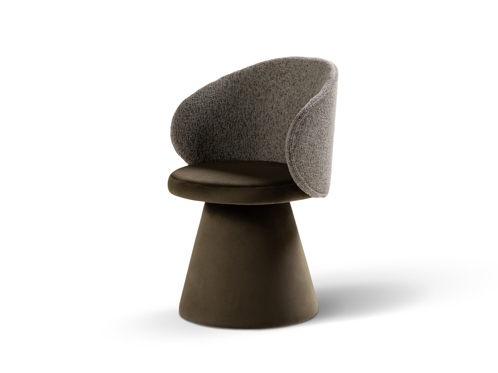 Inez Sessel 1 Sitzer in Moss Green Melange, Green präsentiert im Onlineshop von KAQTU Design AG. Sessel ist von Micadoni