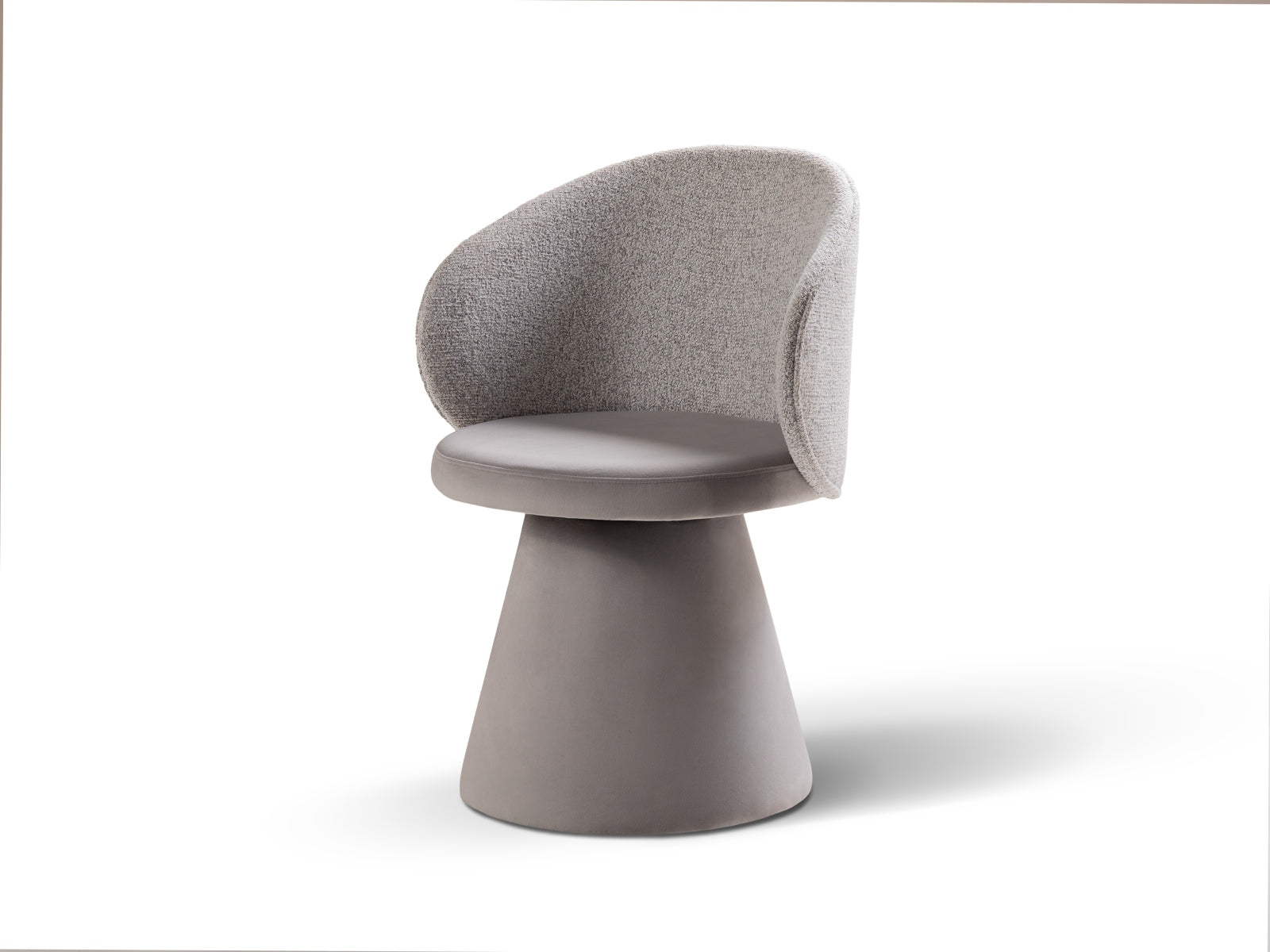 Inez Sessel 1 Sitzer in Light Grey Melange, Silver präsentiert im Onlineshop von KAQTU Design AG. Sessel ist von Micadoni