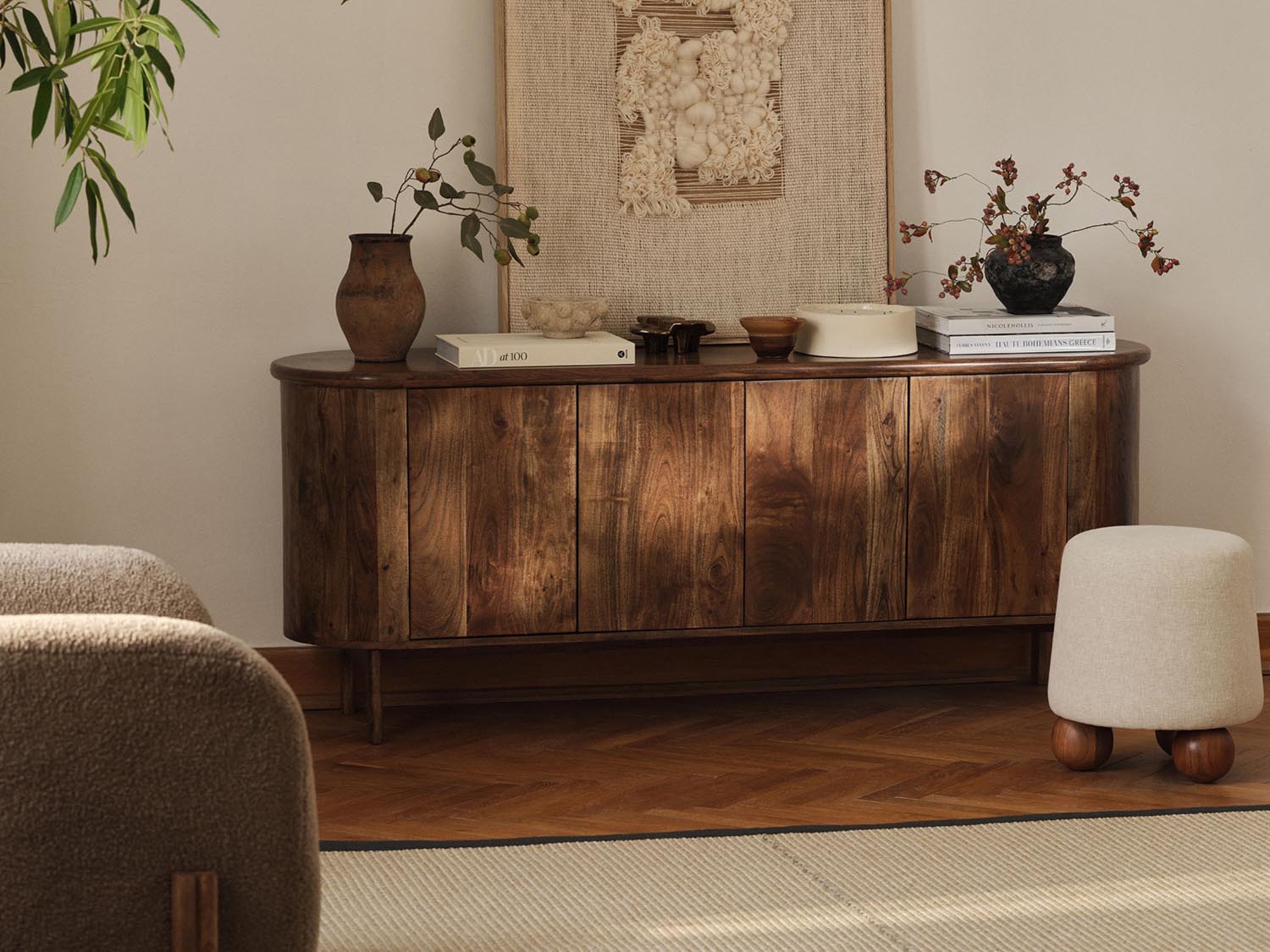 Sideboard Bia, 175x45x70 in  präsentiert im Onlineshop von KAQTU Design AG. Sideobard ist von Micadoni