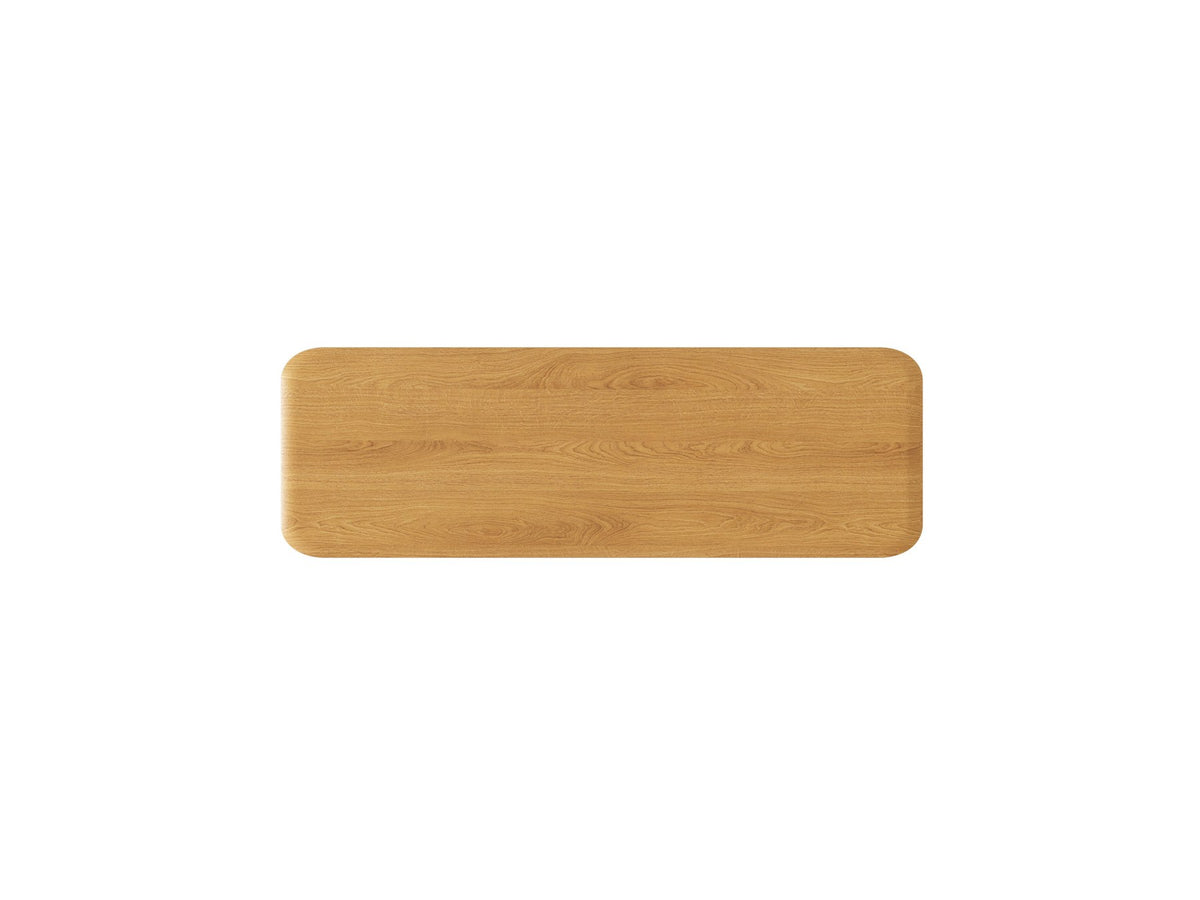 Konsolentisch Charlotte aus massiver Eiche in natürlicher Holzfarbe, vier Beine, Masse 120x40x76 cm, Hersteller Micadoni.