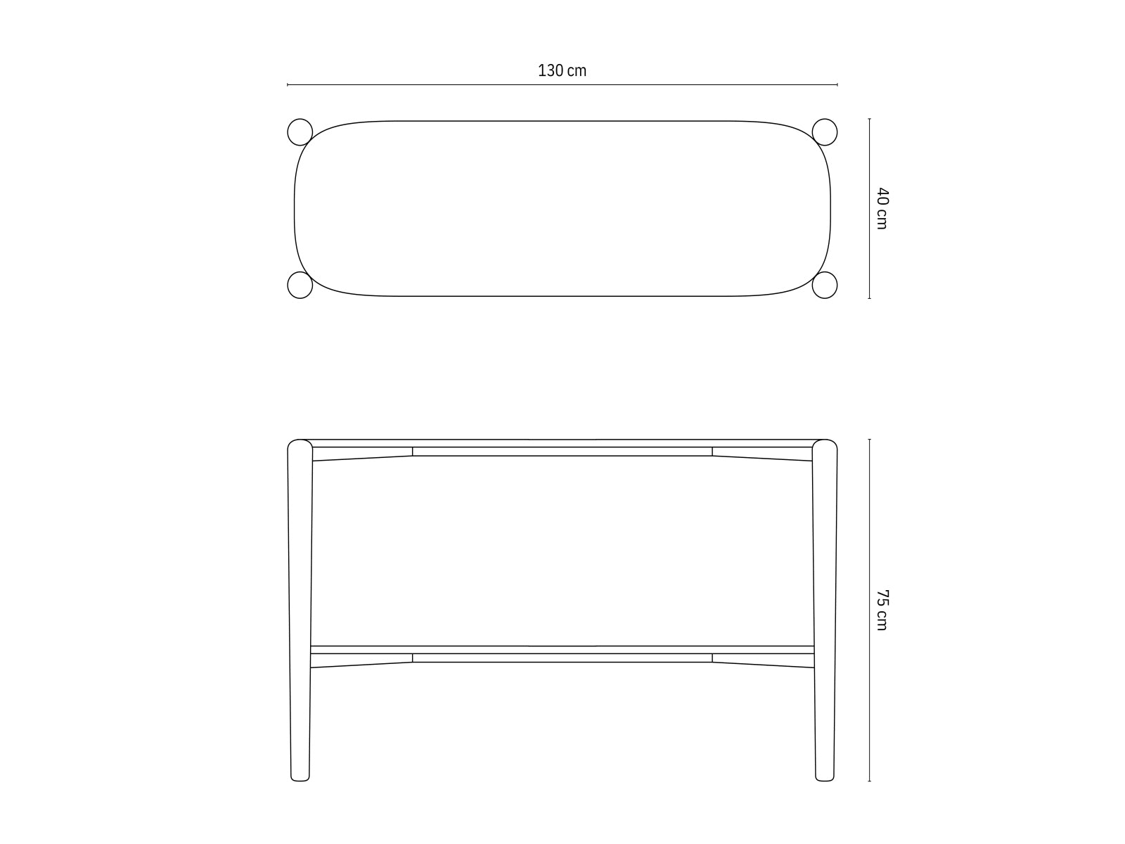 Konsolentisch Aires, 130x40x75 in  präsentiert im Onlineshop von KAQTU Design AG. Konsolentisch ist von Micadoni