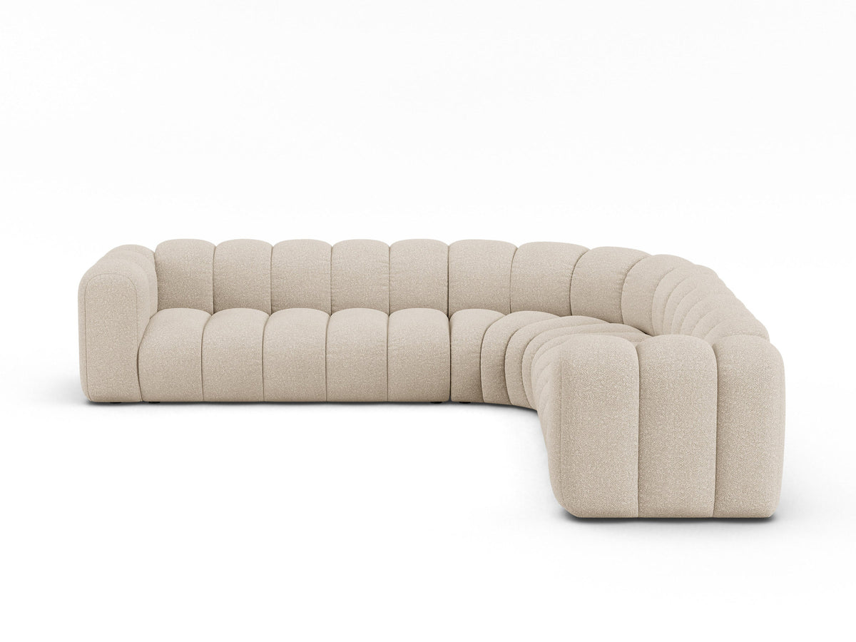 Lupine Modulares Symmetrical Ecksofa 6 Sitzer in Beige-Baloo präsentiert im Onlineshop von KAQTU Design AG. Ecksofa ist von Micadoni