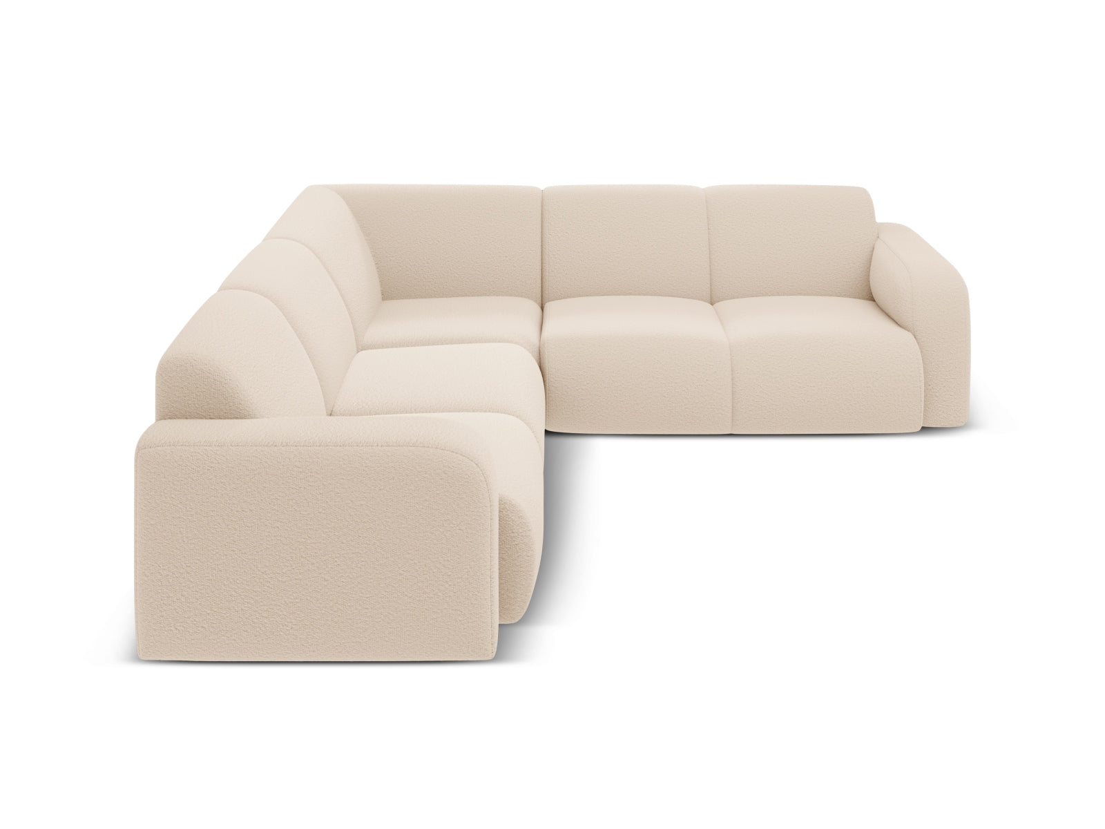 Molino Symmetrical Ecksofa 5 Sitzer in Beige präsentiert im Onlineshop von KAQTU Design AG. Ecksofa ist von Micadoni
