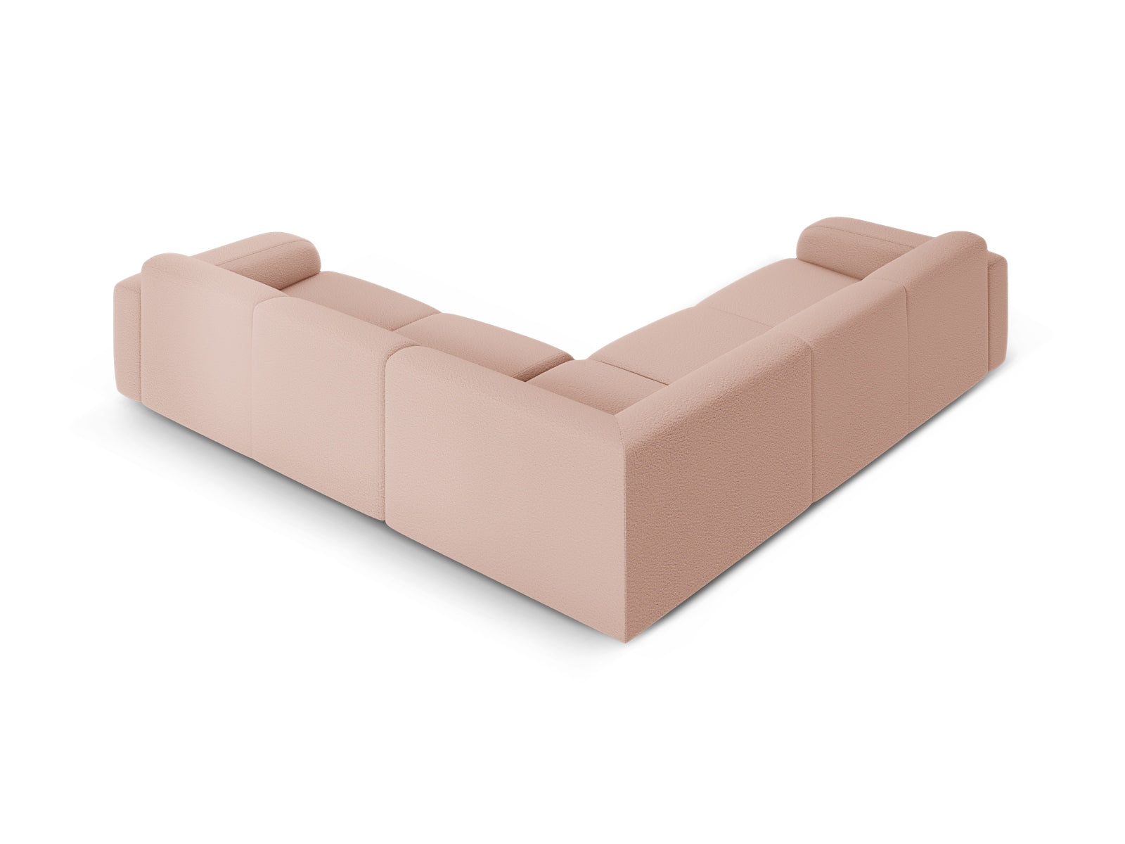 Molino Symmetrical Ecksofa 5 Sitzer in Powder Pink präsentiert im Onlineshop von KAQTU Design AG. Ecksofa ist von Micadoni