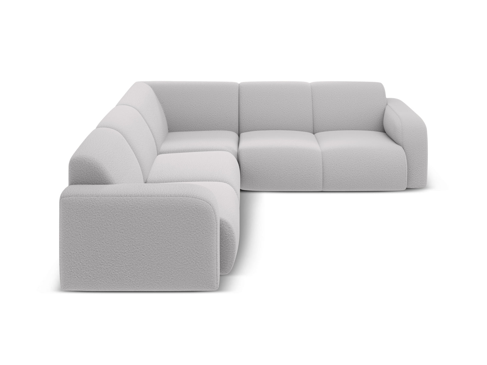 Molino Symmetrical Ecksofa 5 Sitzer in Light Grey präsentiert im Onlineshop von KAQTU Design AG. Ecksofa ist von Micadoni
