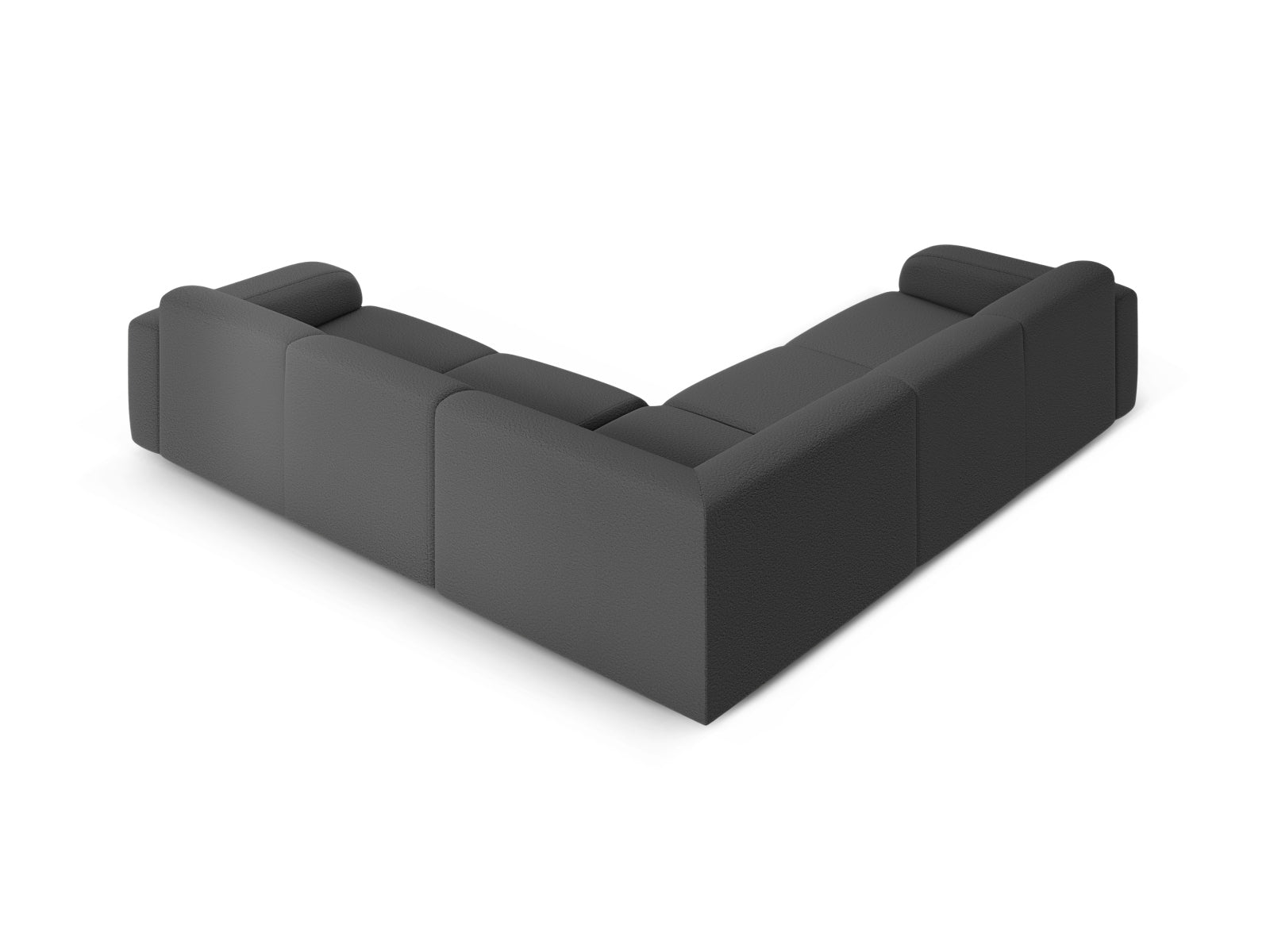 Molino Symmetrical Ecksofa 5 Sitzer in Dark Grey präsentiert im Onlineshop von KAQTU Design AG. Ecksofa ist von Micadoni