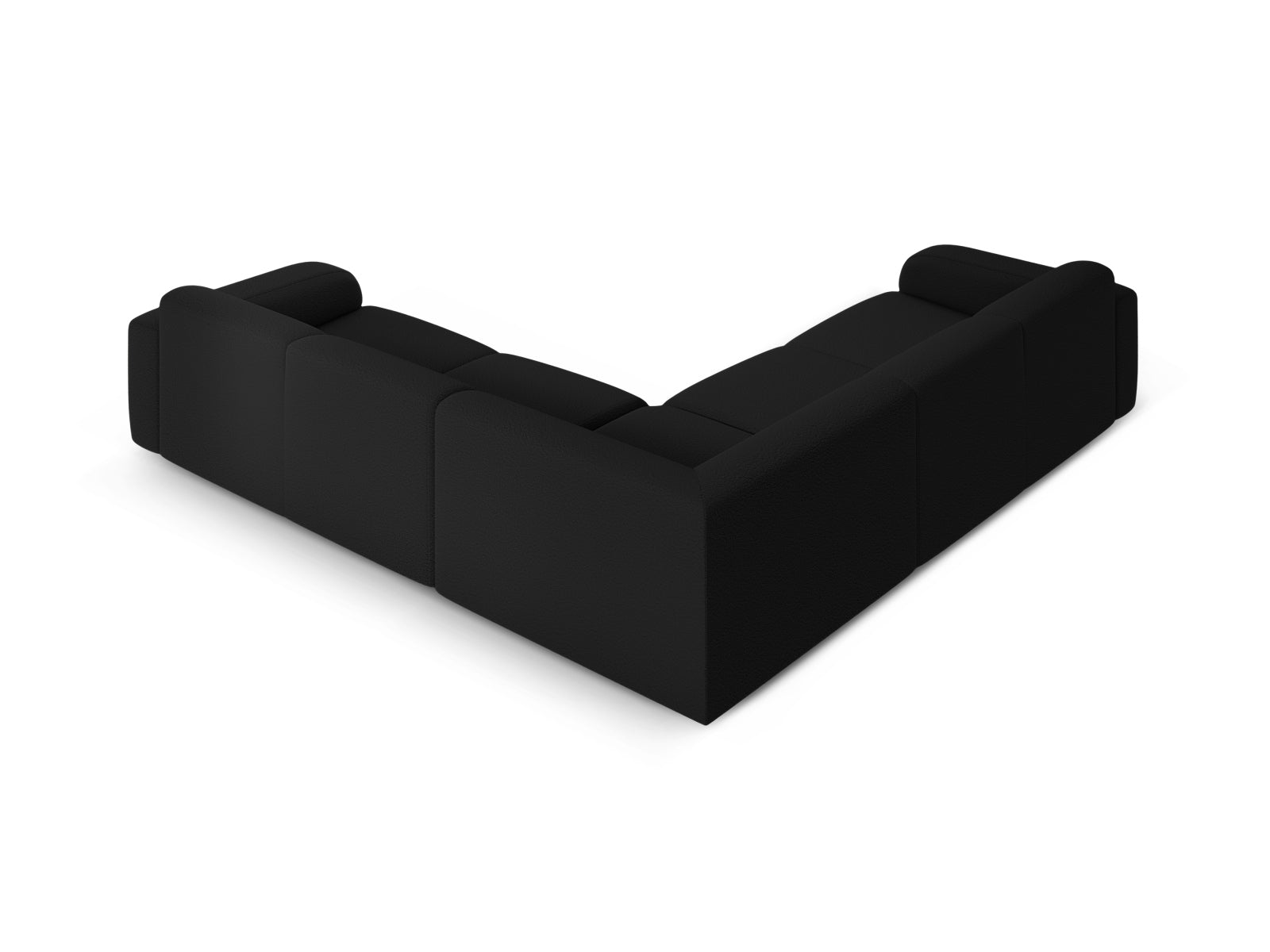 Molino Symmetrical Ecksofa 5 Sitzer in Black präsentiert im Onlineshop von KAQTU Design AG. Ecksofa ist von Micadoni