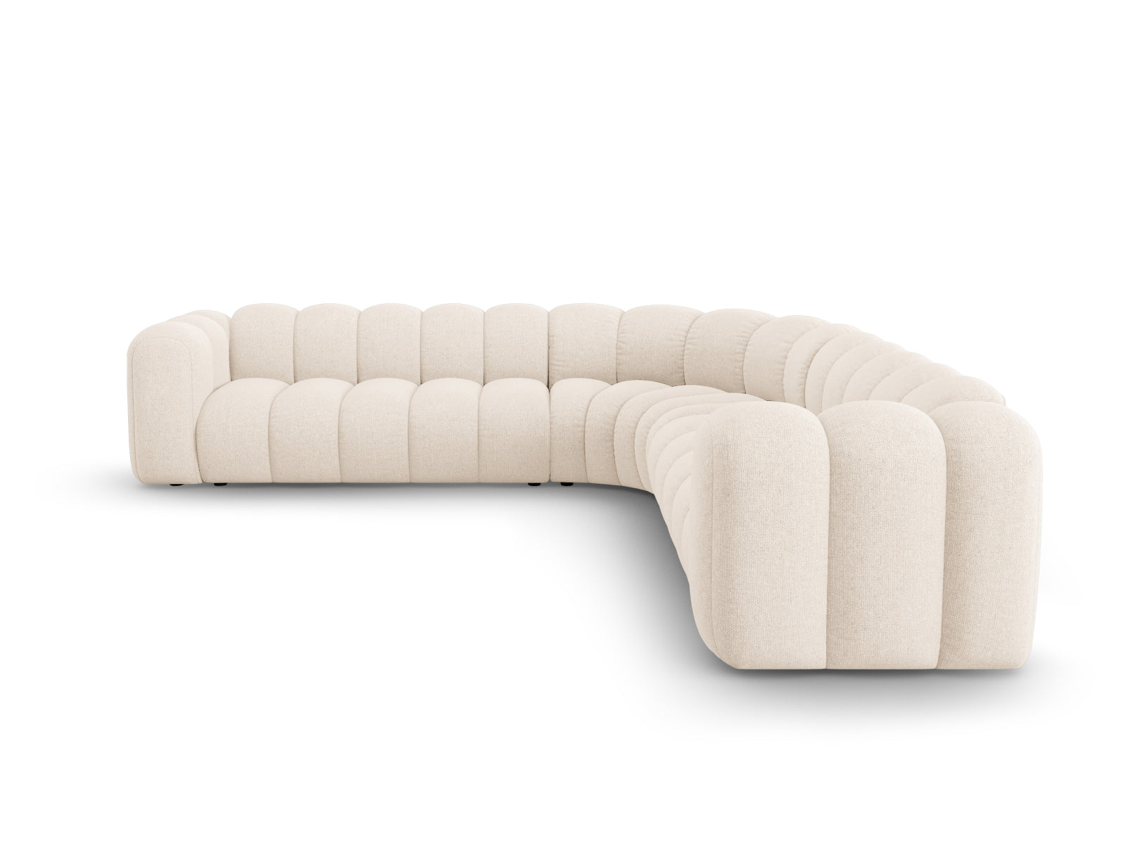 Lupine Modulares Symmetrical Ecksofa 5 Sitzer in Light Beige präsentiert im Onlineshop von KAQTU Design AG. Ecksofa ist von Micadoni