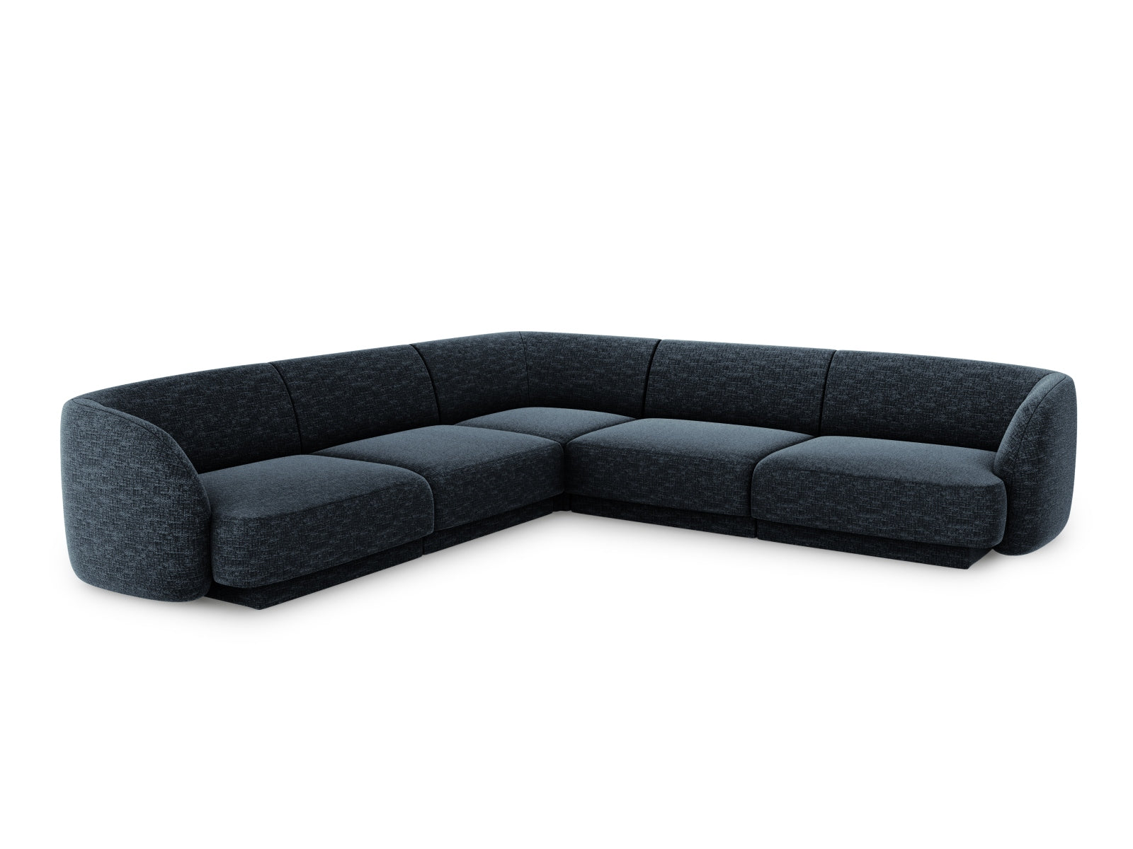 Miley Symmetrical Ecksofa 5 Sitzer in Royal Blue präsentiert im Onlineshop von KAQTU Design AG. Ecksofa ist von Micadoni