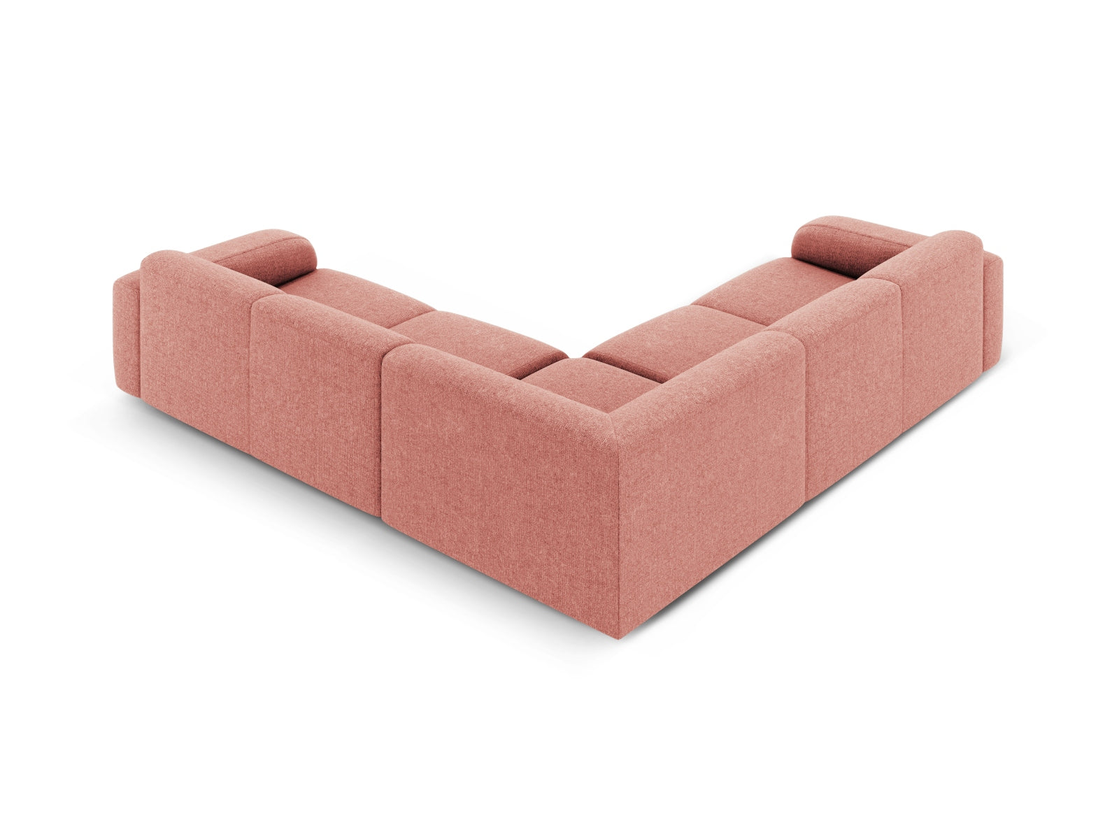 Molino Symmetrical Ecksofa 5 Sitzer in Pink präsentiert im Onlineshop von KAQTU Design AG. Ecksofa ist von Micadoni