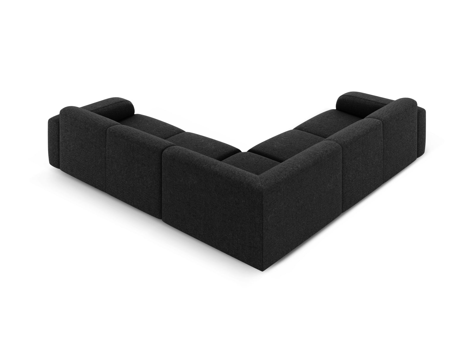 Molino Symmetrical Ecksofa 5 Sitzer in Black präsentiert im Onlineshop von KAQTU Design AG. Ecksofa ist von Micadoni
