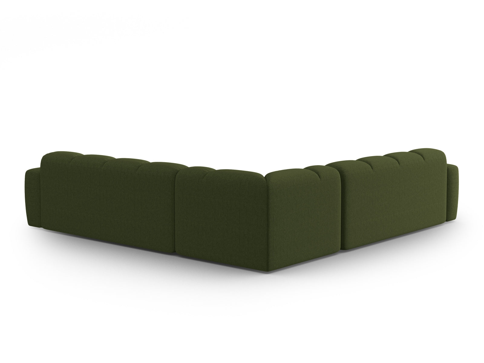 Lisa Symmetrical Ecksofa 5 Sitzer in Green Melange präsentiert im Onlineshop von KAQTU Design AG. Ecksofa ist von Micadoni