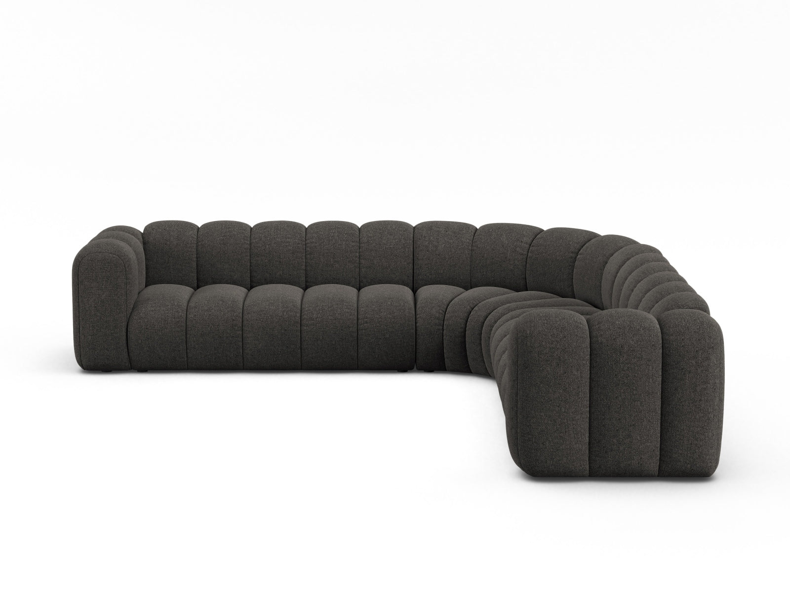 Lupine Modular Symmetrical Ecksofa 6 Sitzer in Dark Grey-Eden präsentiert im Onlineshop von KAQTU Design AG. Ecksofa ist von Micadoni