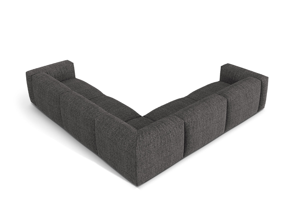 5-Sitzer Ecksofa modular symmetrisch Martina in Anthracite-Monet präsentiert im Onlineshop von KAQTU Design AG. Ecksofa ist von Micadoni