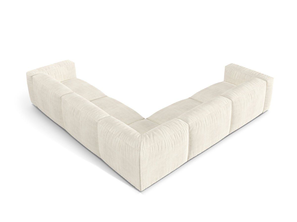 5-Sitzer Ecksofa modular symmetrisch Martina in Ivory-Monet präsentiert im Onlineshop von KAQTU Design AG. Ecksofa ist von Micadoni