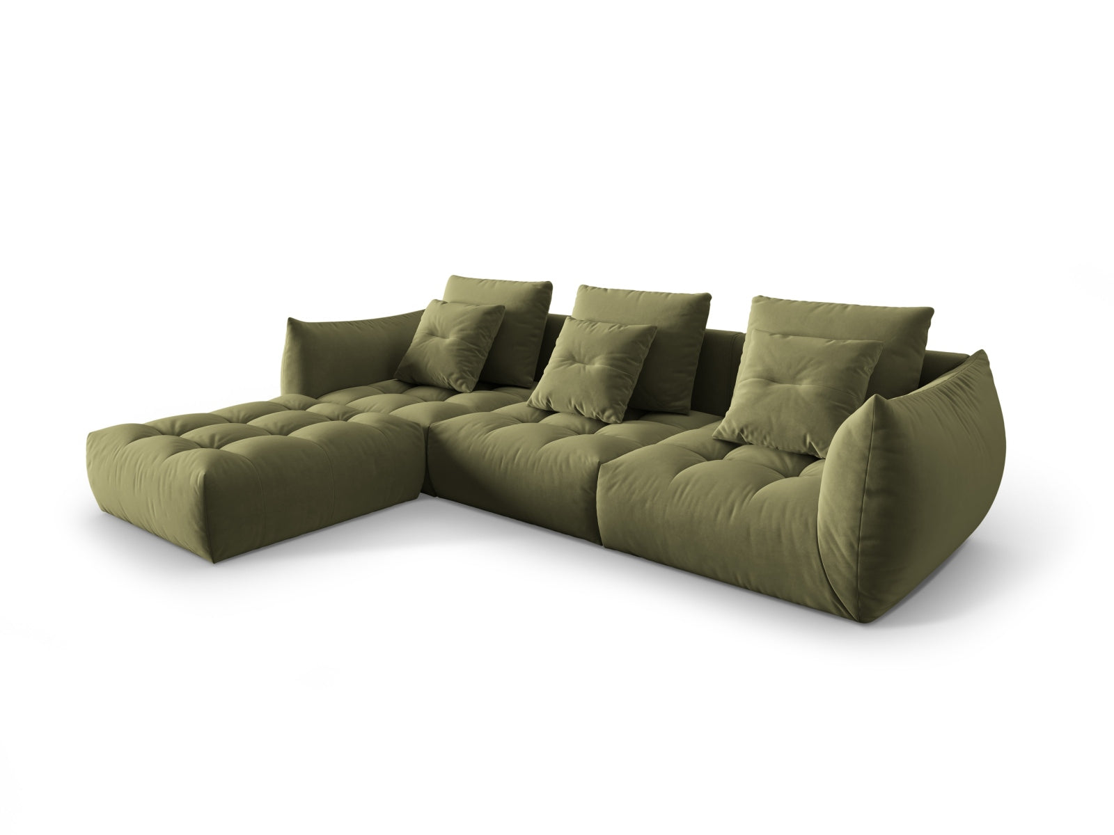 Erleben Sie das Bloom Velour Modular Sofa 2 Sitzer von Micadoni – stilvolles Design, optimaler Komfort und flexible Gestaltung für Ihr Wohnambiente.