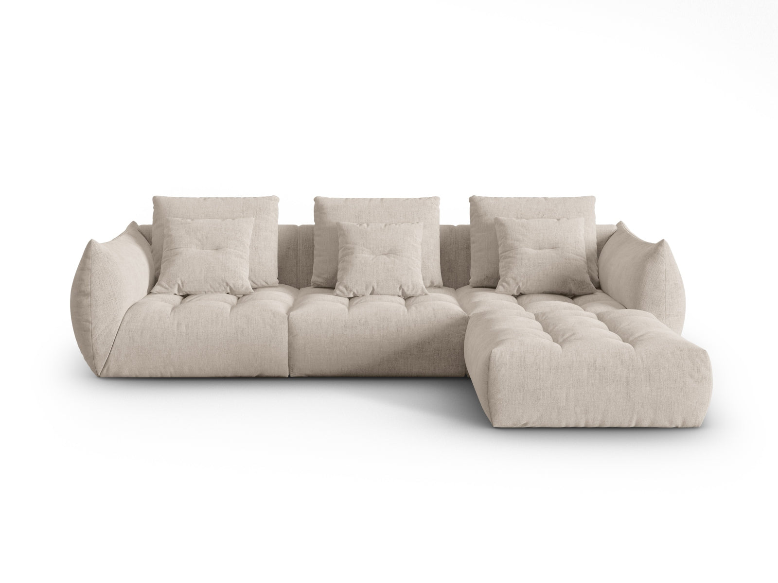 Bloom Modular Sofa 2 Sitzer in Dark Beige präsentiert im Onlineshop von KAQTU Design AG. L-Sofa rechts ist von Micadoni