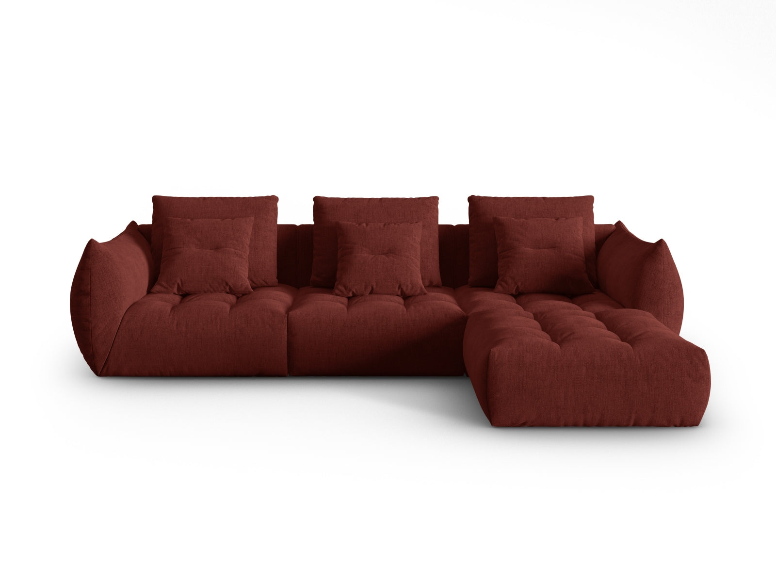Bloom Modular Sofa 2 Sitzer in Red präsentiert im Onlineshop von KAQTU Design AG. L-Sofa rechts ist von Micadoni