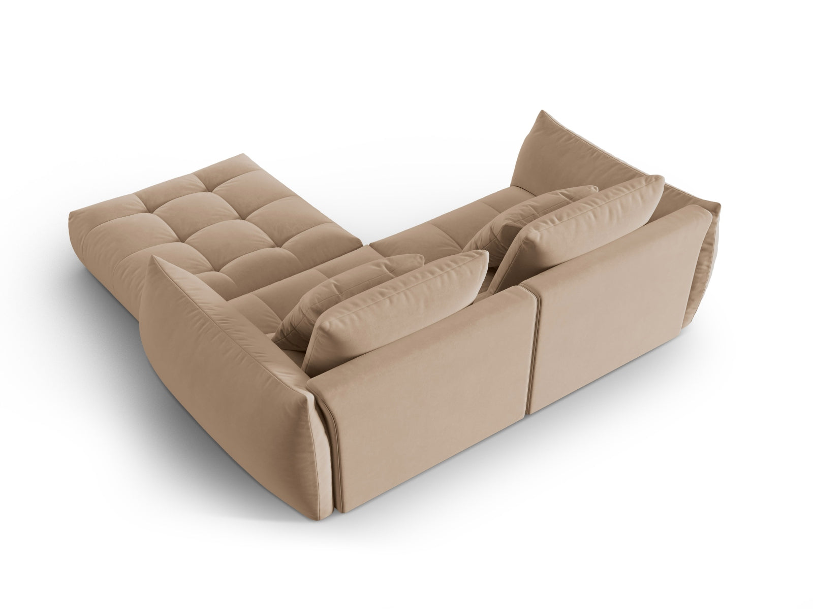 Entdecken Sie das Bloom Velour Modular Sofa 3 Sitzer von Micadoni – elegantes Design, hervorragender Komfort und vielseitige Anpassungsmöglichkeiten für Ihr Zuhause.