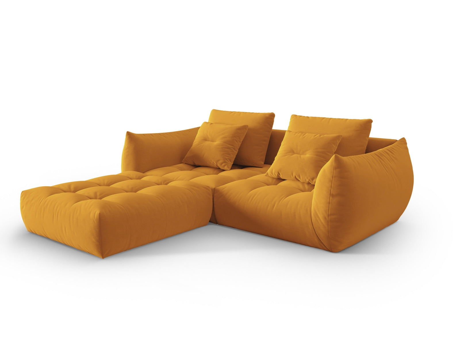 Erleben Sie das Bloom Velour Modular Sofa 3 Sitzer von Micadoni – stilvolles Design, optimaler Komfort und flexible Gestaltung für Ihr Wohnambiente.