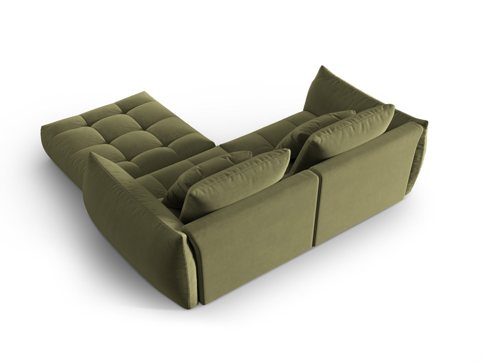 Entdecken Sie das Bloom Velour Modular Sofa 3 Sitzer von Micadoni – elegantes Design, hervorragender Komfort und vielseitige Anpassungsmöglichkeiten für Ihr Zuhause.