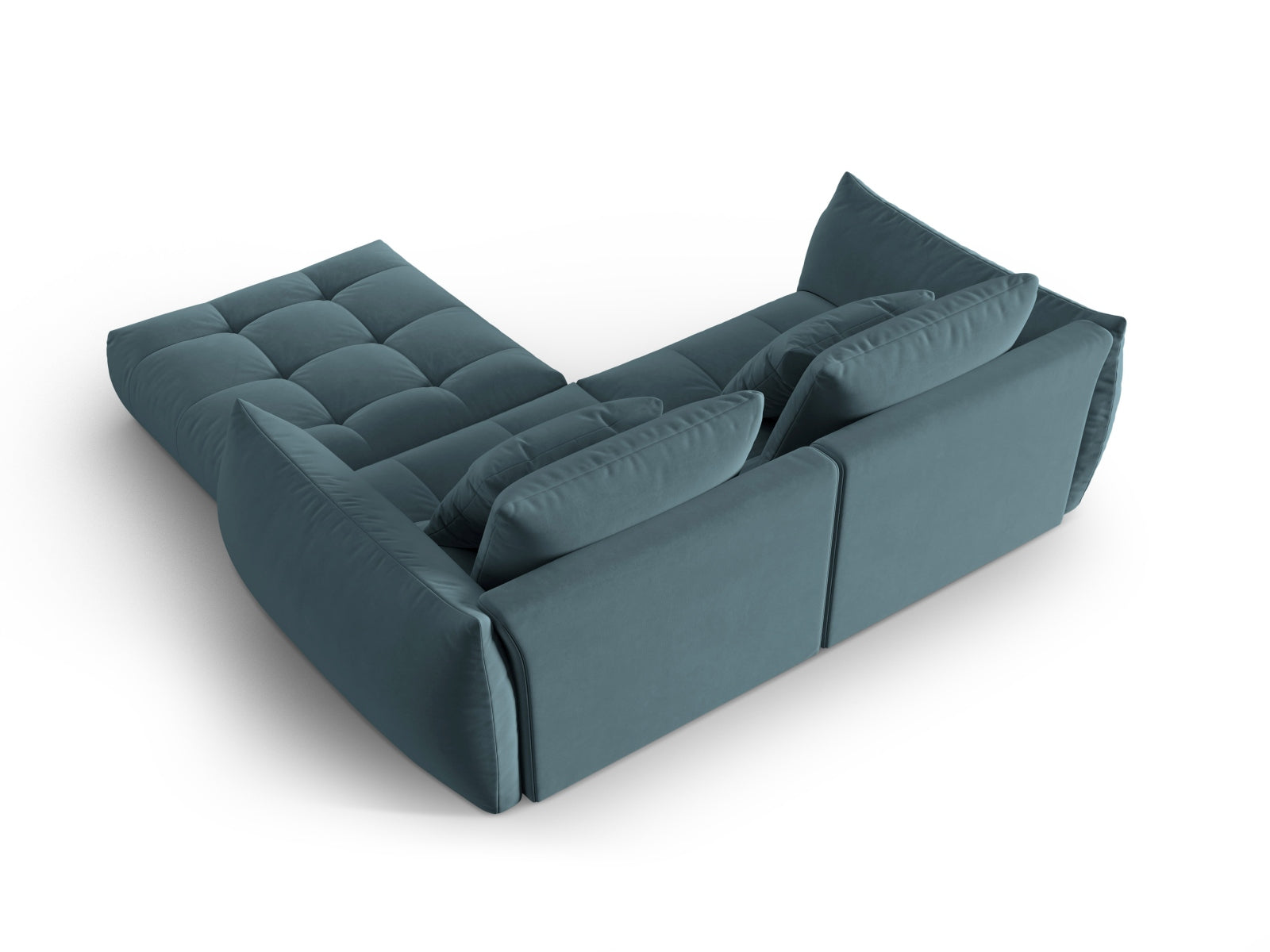 Entdecken Sie das Bloom Velour Modular Sofa 3 Sitzer von Micadoni – elegantes Design, hervorragender Komfort und vielseitige Anpassungsmöglichkeiten für Ihr Zuhause.