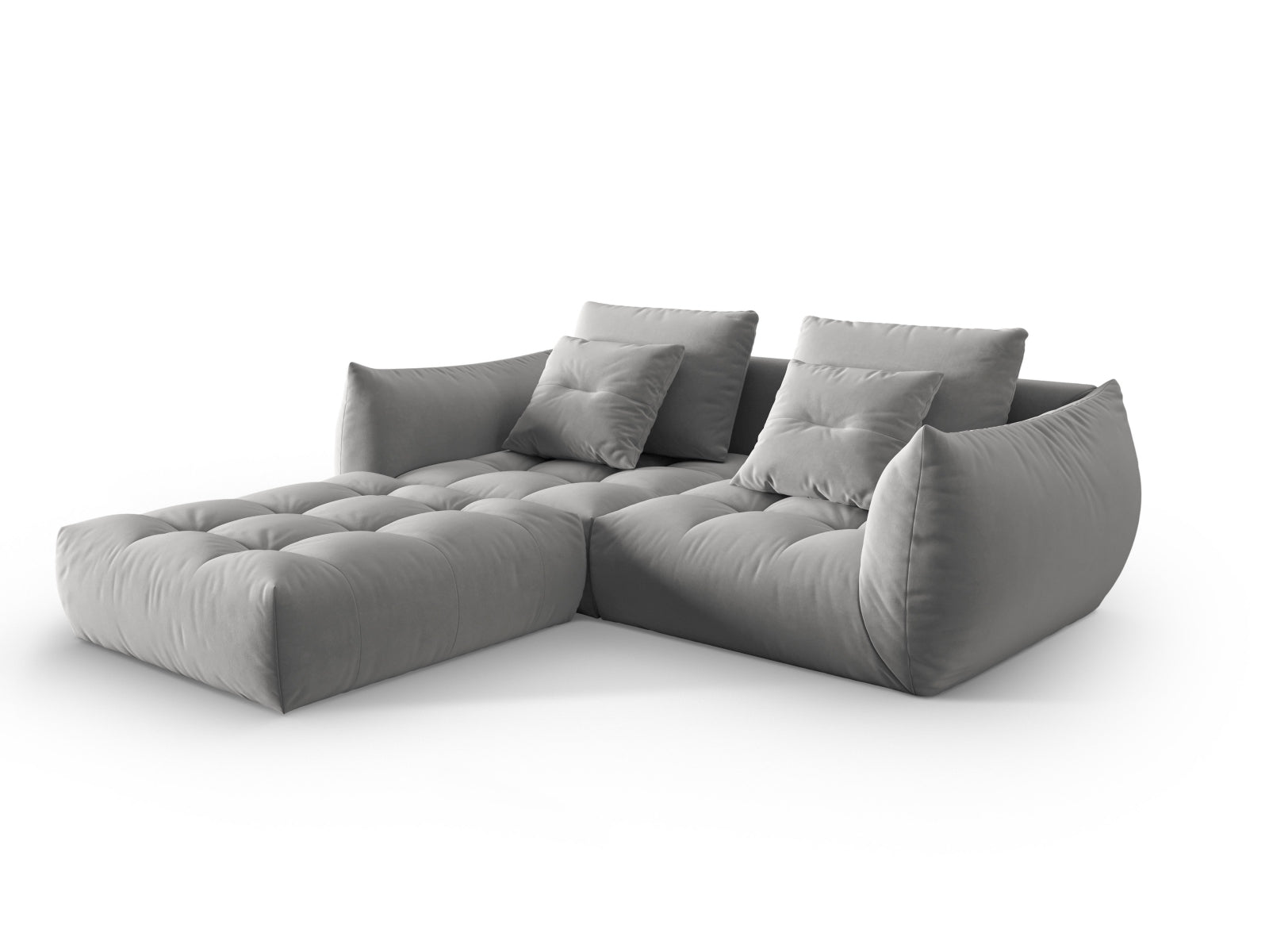Erleben Sie das Bloom Velour Modular Sofa 3 Sitzer von Micadoni – stilvolles Design, optimaler Komfort und flexible Gestaltung für Ihr Wohnambiente.