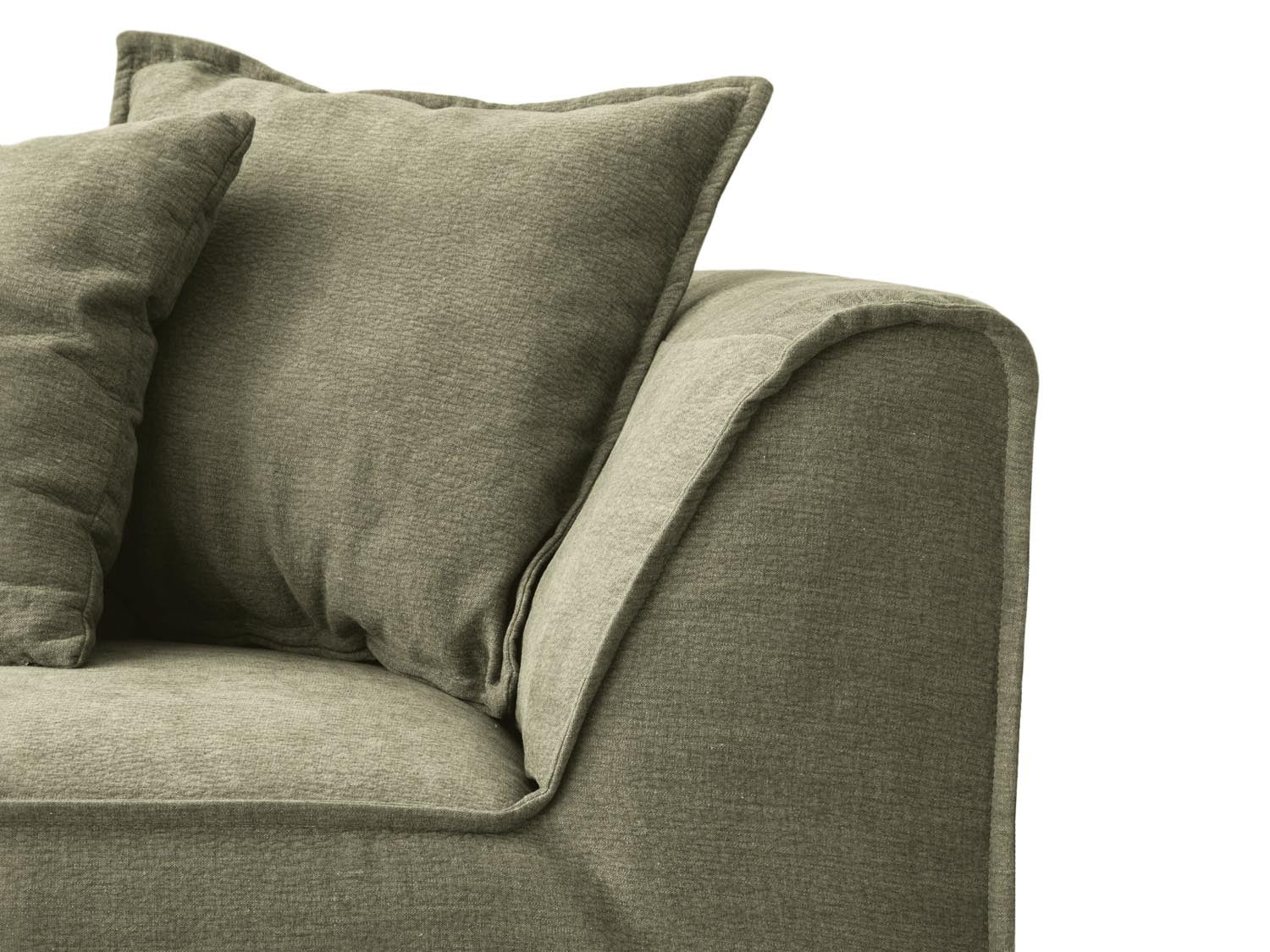 Milton Sofa Cover  in Light Green präsentiert im Onlineshop von KAQTU Design AG. Sofa-Zubehör ist von Micadoni