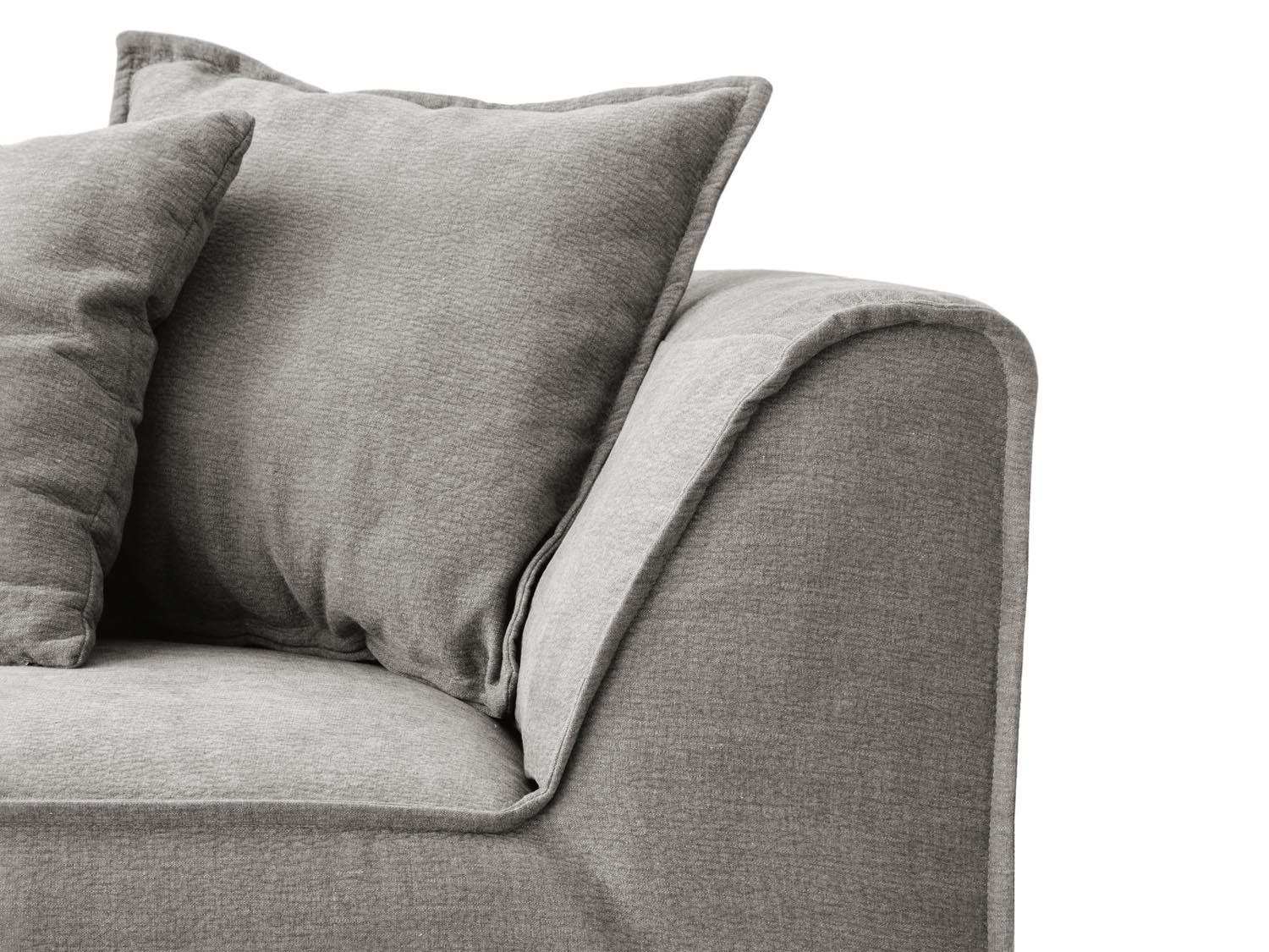 Milton Sofa Cover  in Warm grey präsentiert im Onlineshop von KAQTU Design AG. Sofa-Zubehör ist von Micadoni