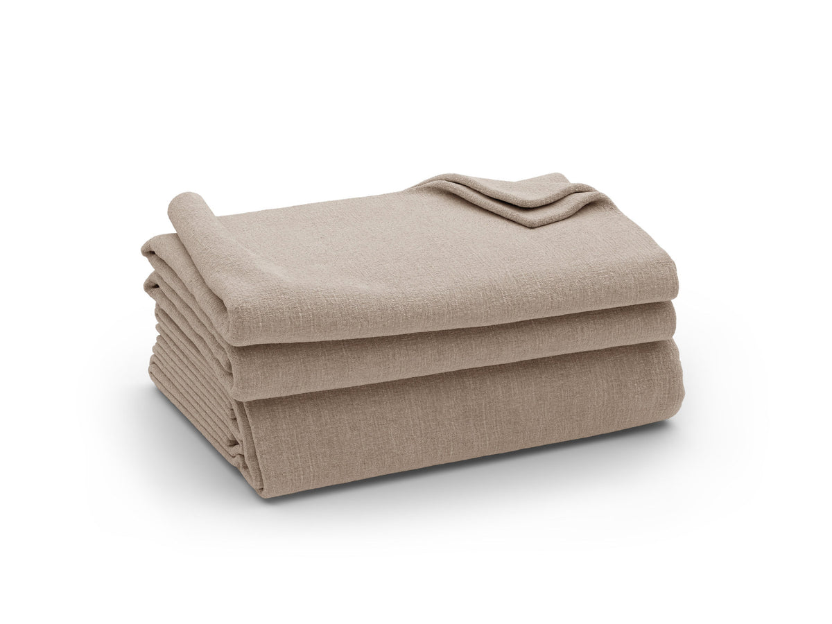 Bezug für Chaise Longue Module rechts Jodie in Sand-LINS präsentiert im Onlineshop von KAQTU Design AG. Sofa-Zubehör ist von Micadoni