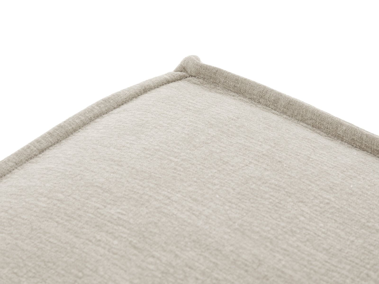 Milton Pouf Cover  in Natural präsentiert im Onlineshop von KAQTU Design AG. Sofa-Zubehör ist von Micadoni
