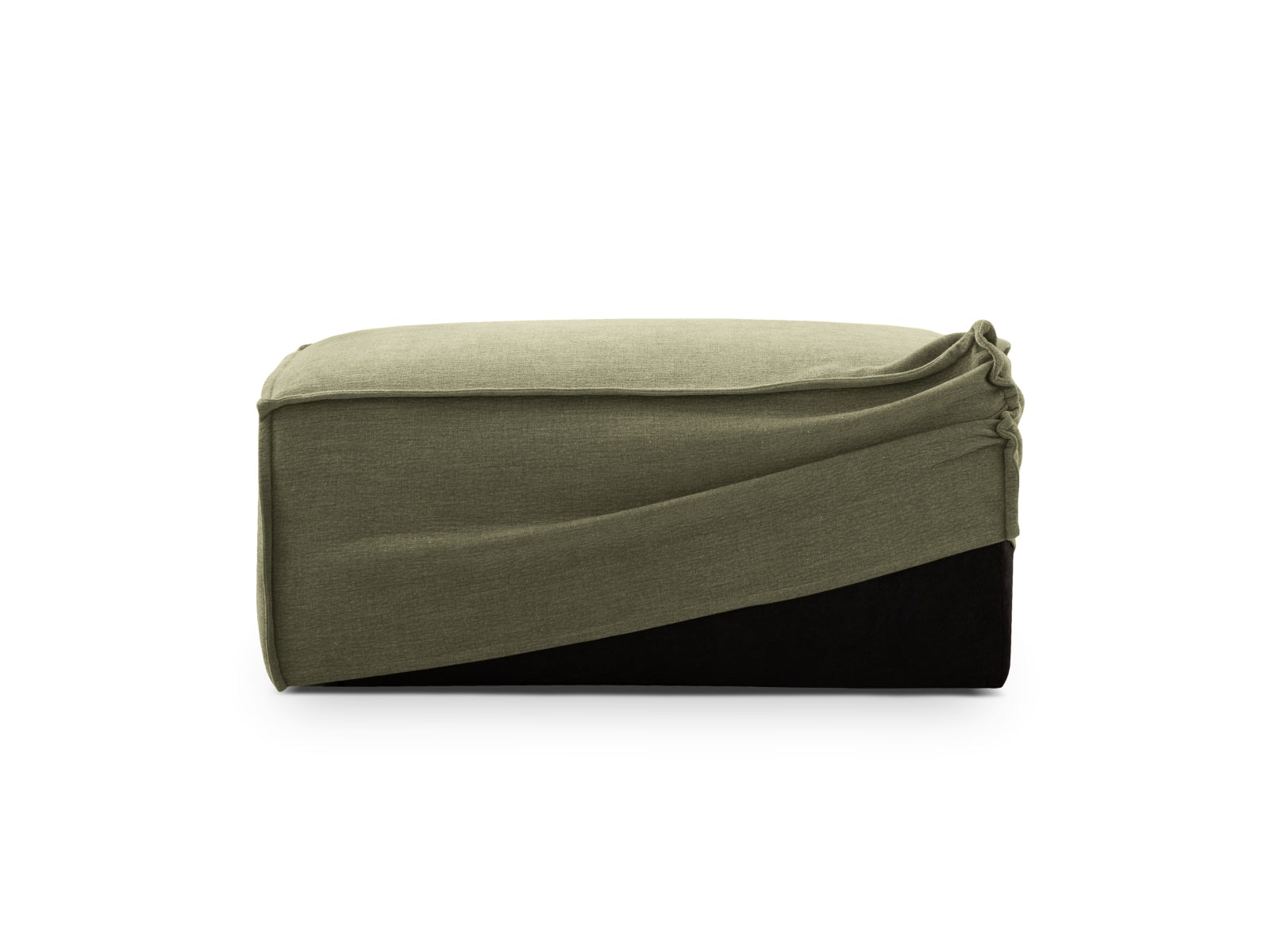 Milton Pouf Cover  in Light Green präsentiert im Onlineshop von KAQTU Design AG. Sofa-Zubehör ist von Micadoni