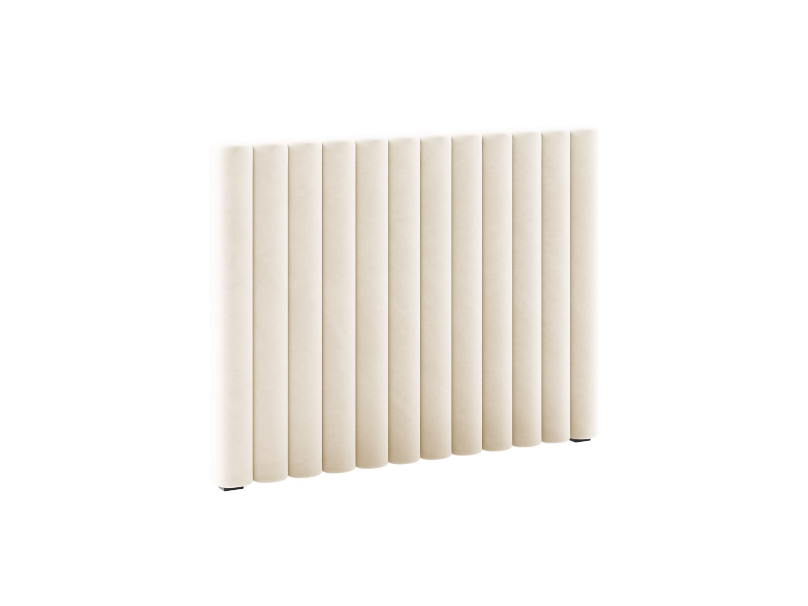 Elegantes Kopfteil Mistero in sanftem Beige, ideal für stilvolle Schlafzimmergestaltung. Hochwertige Verarbeitung von Micadoni.