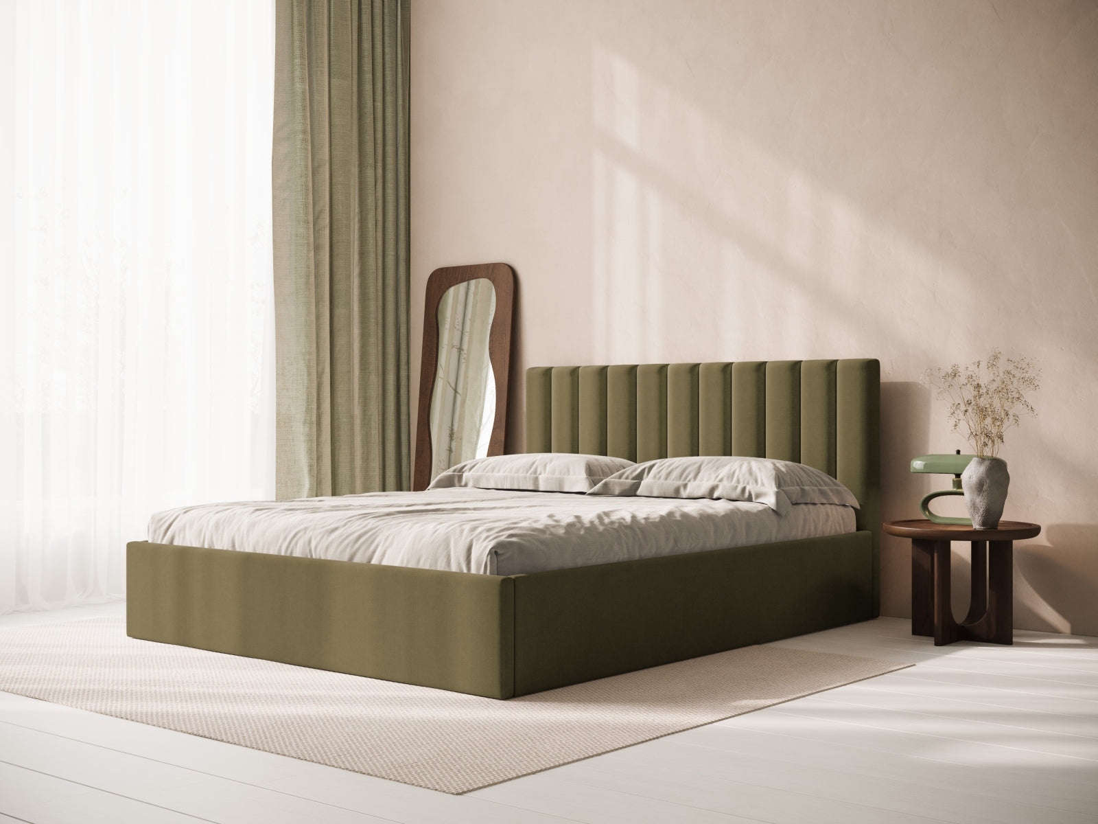 Erleben Sie das Alisson Kopfteil von Micadoni – stilvolles Velours, elegantes Design und unvergleichlicher Komfort für Ihr Schlafzimmer.