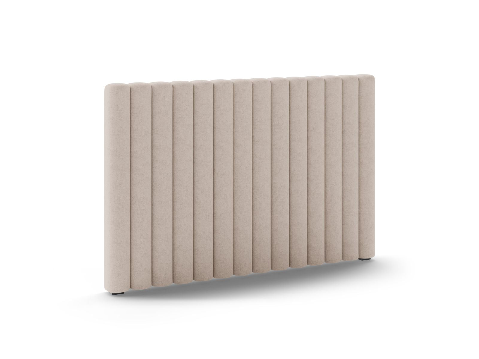 Elegantes Kopfteil Mistero in 140 cm Breite, gefertigt von Micadoni, in stilvollem Cappuccino-Moly für ein modernes Schlafzimmer.