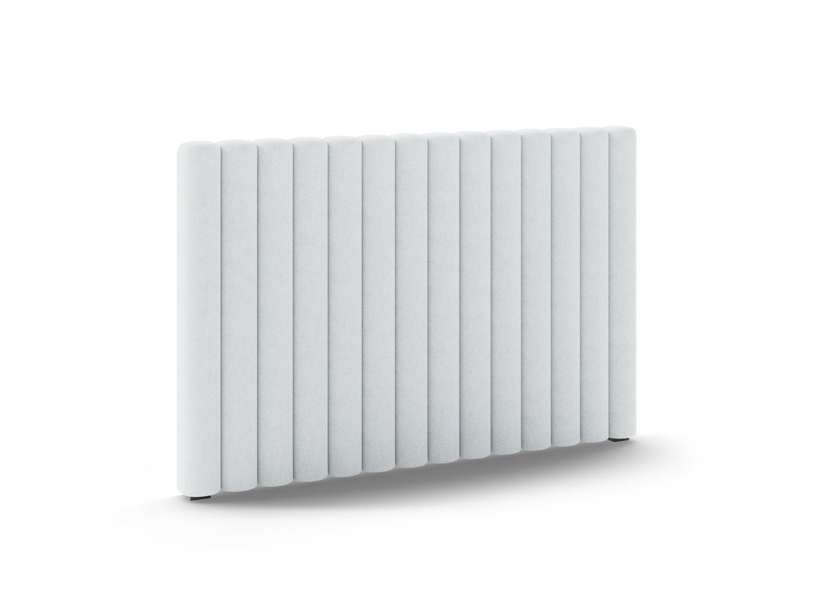 Elegantes Kopfteil Mistero in sanftem Light Grey, ideal für stilvolle Schlafzimmergestaltung. Hochwertige Verarbeitung von Micadoni.