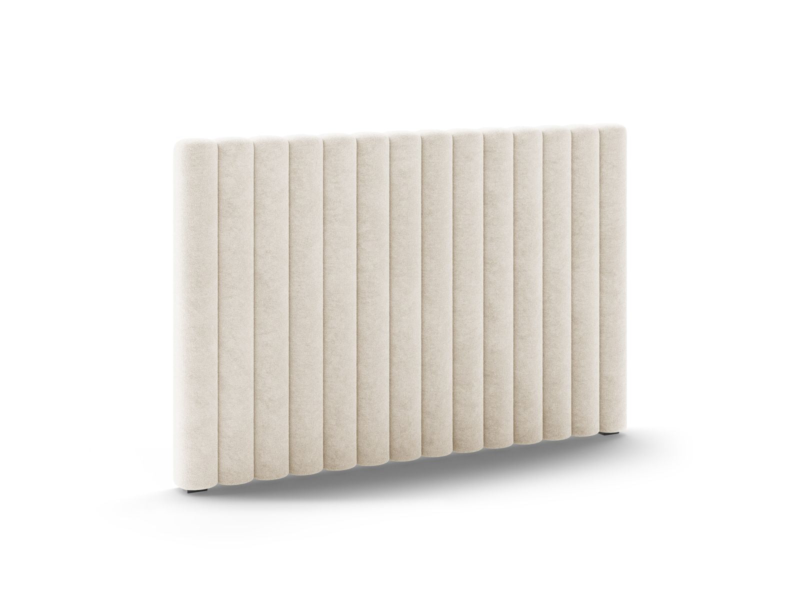 Elegantes Kopfteil Mistero in sanftem Light Beige, ideal für stilvolle Schlafzimmergestaltung, erhältlich bei KAQTU Design AG.