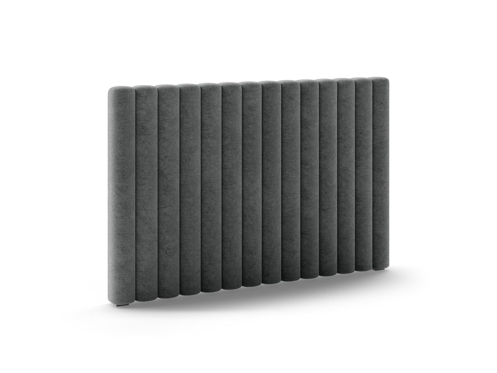 Elegantes Kopfteil Mistero in Dunkelgrau, 140 cm breit, ideal für stilvolle Schlafzimmergestaltung von Micadoni.