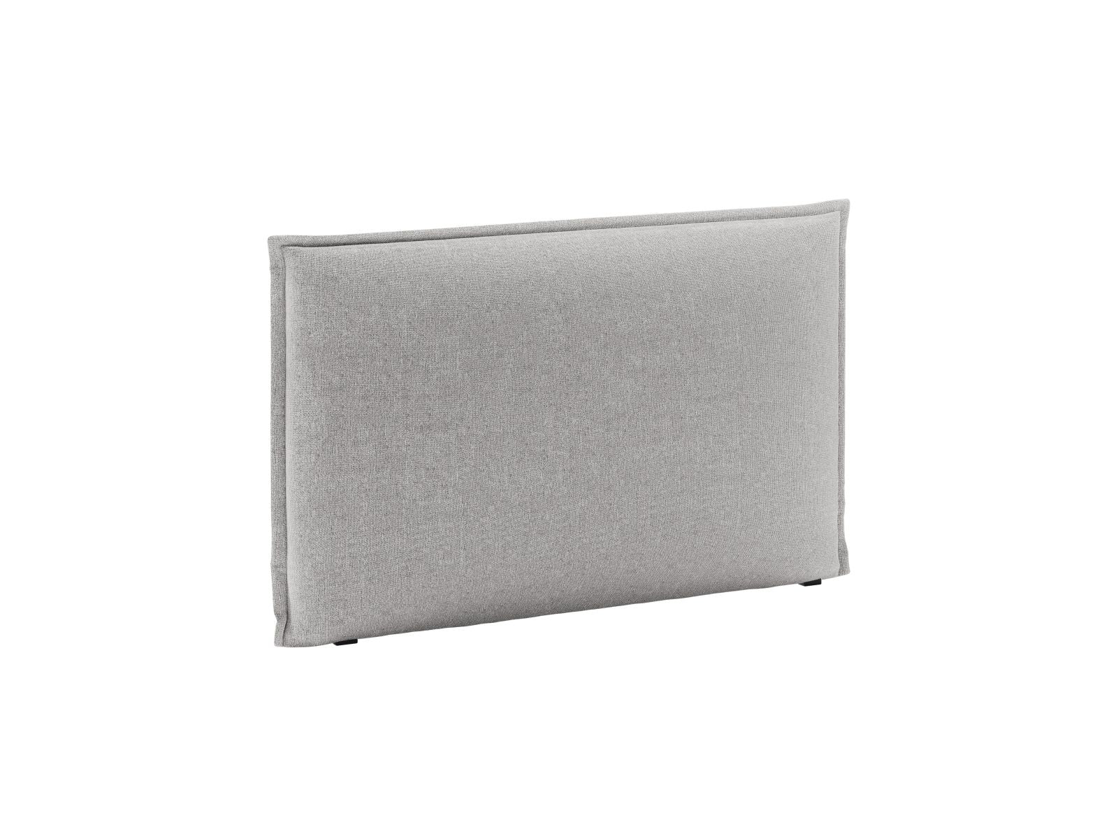 Elegantes Kopfteil Monica in sanftem Light Grey, ideal für stilvolle Schlafzimmergestaltung. Hochwertige Verarbeitung von Micadoni.